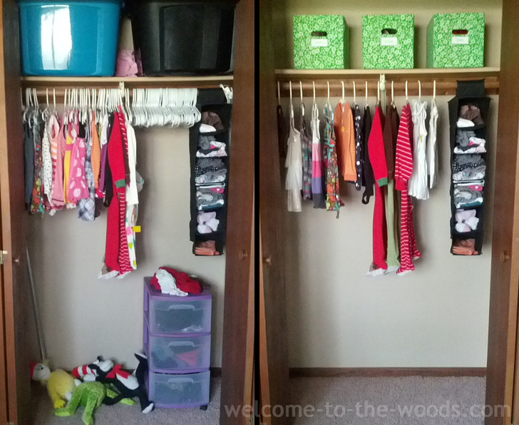 staging a closet