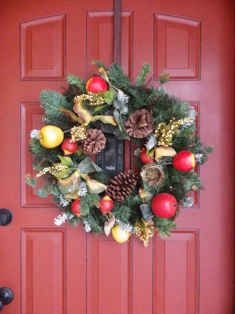 front door christmas wreath