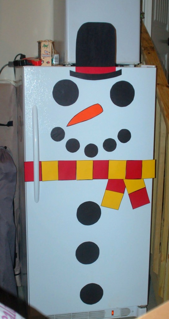 snowman fridge