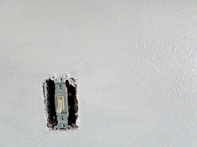 Remove outlet covers during painting process