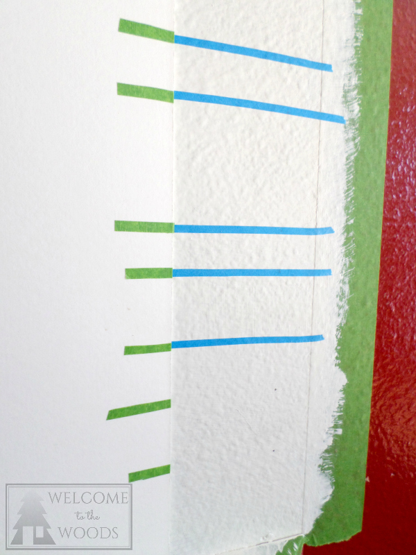 The trick to getting parallel and even paint lines