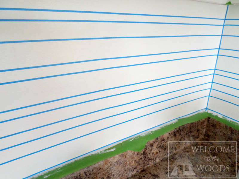 How to get perfectly level tape lines without a level or tape measure