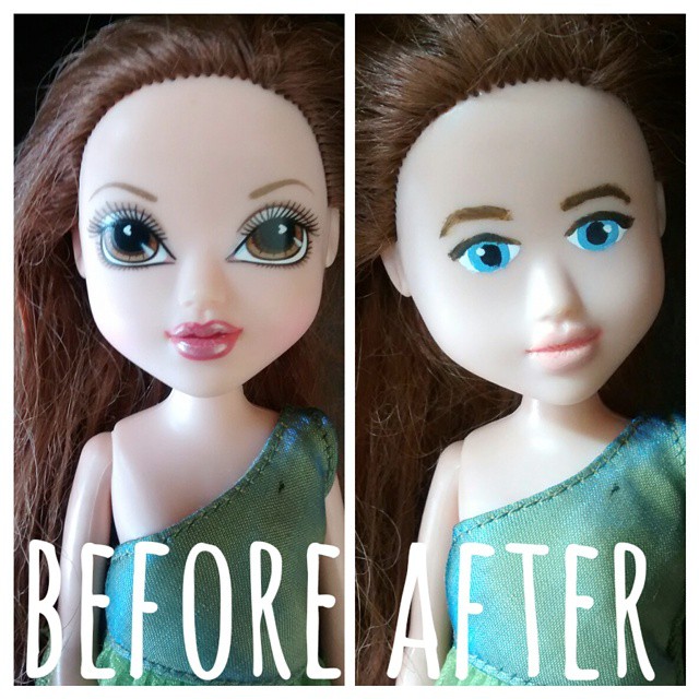 tree change dolls before and after