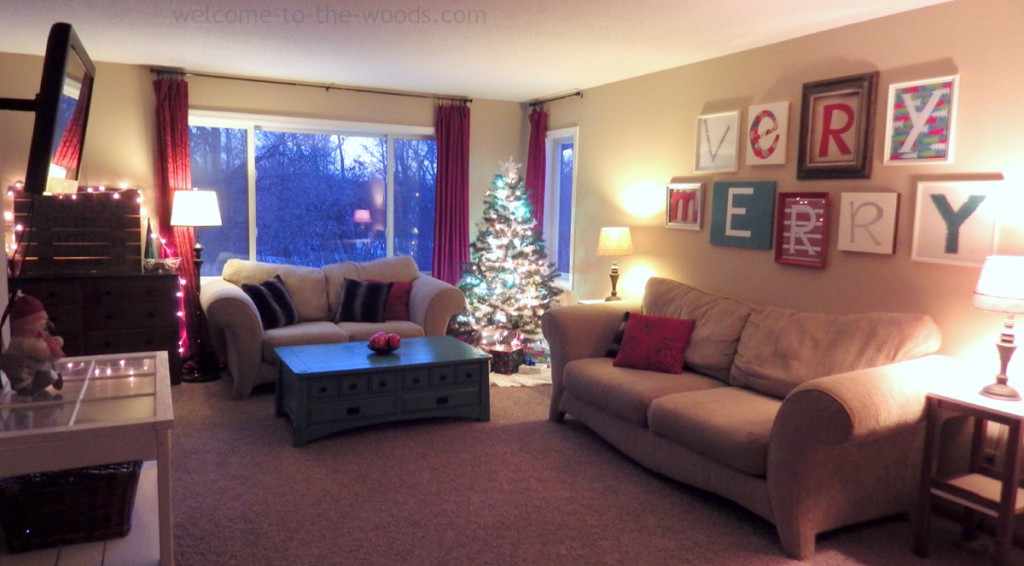 Christmas Decor 2014 - Welcome to the Woods