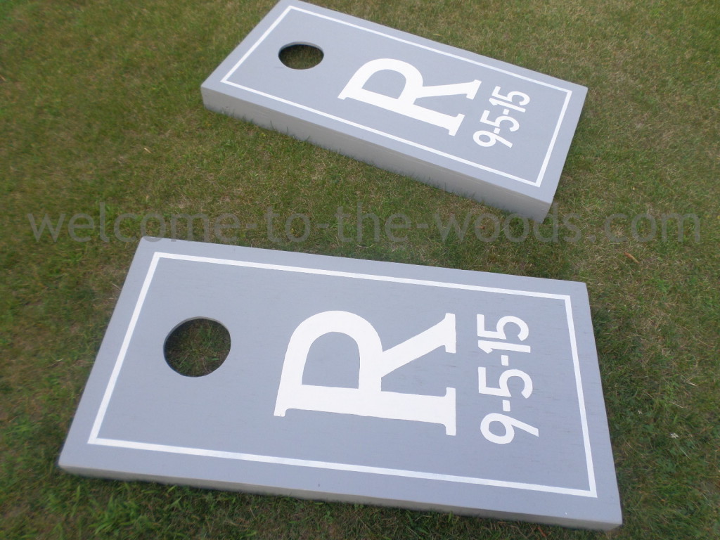 DIY Bean Bag Toss Boxes Game Set