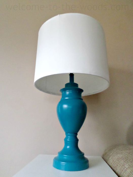 Create a new modern lamp from an outdated old fixture with this easy to follow picture tutorial!