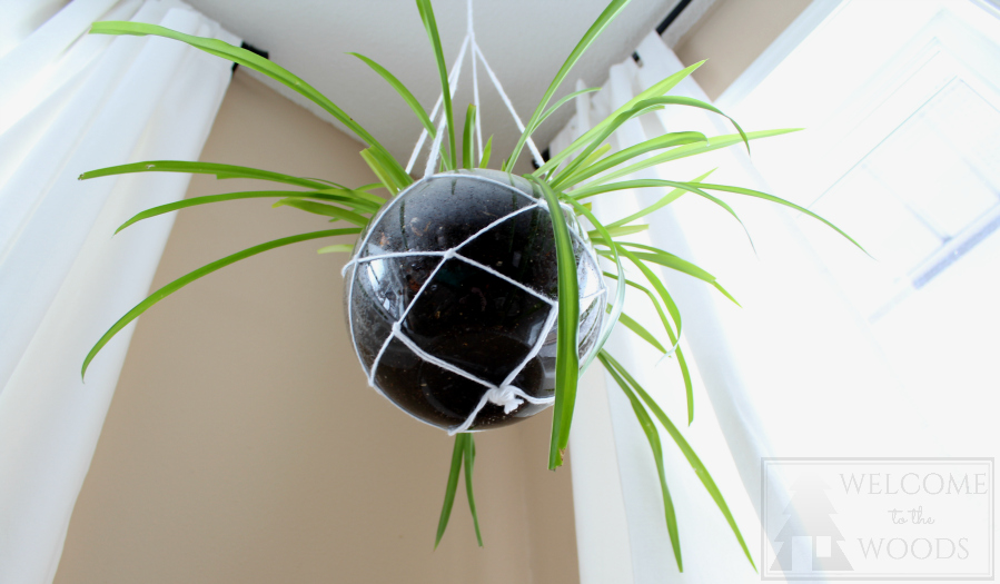 How to make a modern macrame plant holder