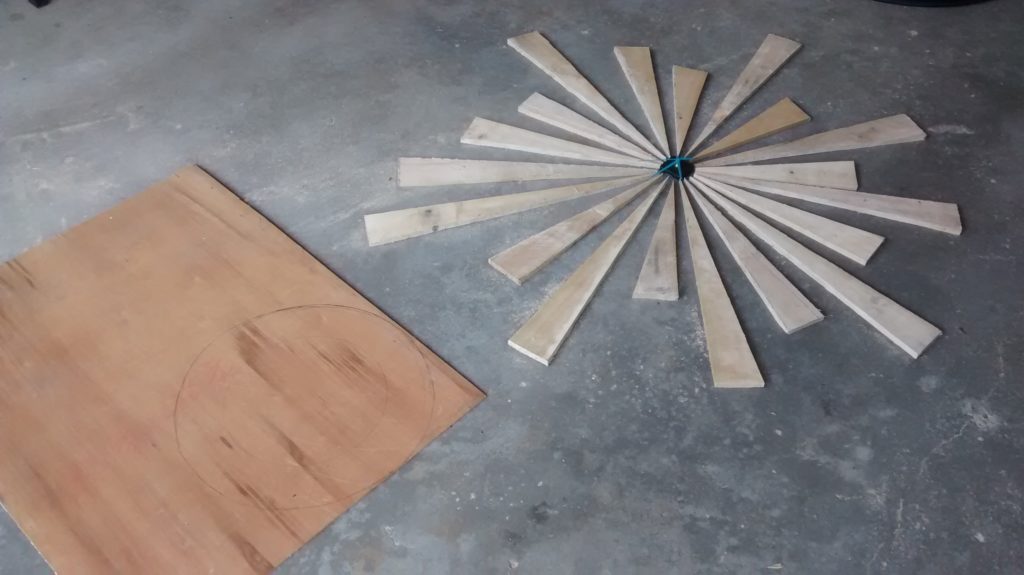 How to create a pallet wood wall clock