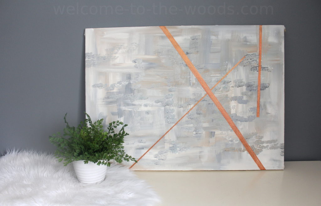 Abstract expressionism artwork paint this DIY decor for your home by viewing this video and photo tutorial