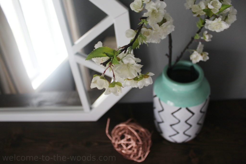 Decor details in the home office makeover