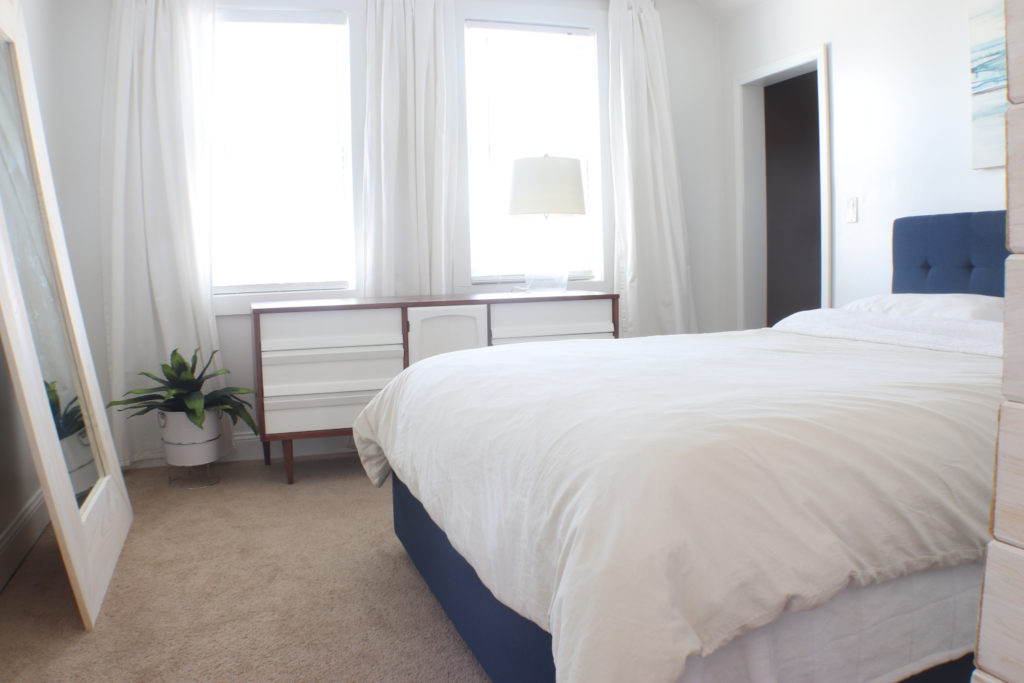 Before and after master bedroom makeover final reveal!