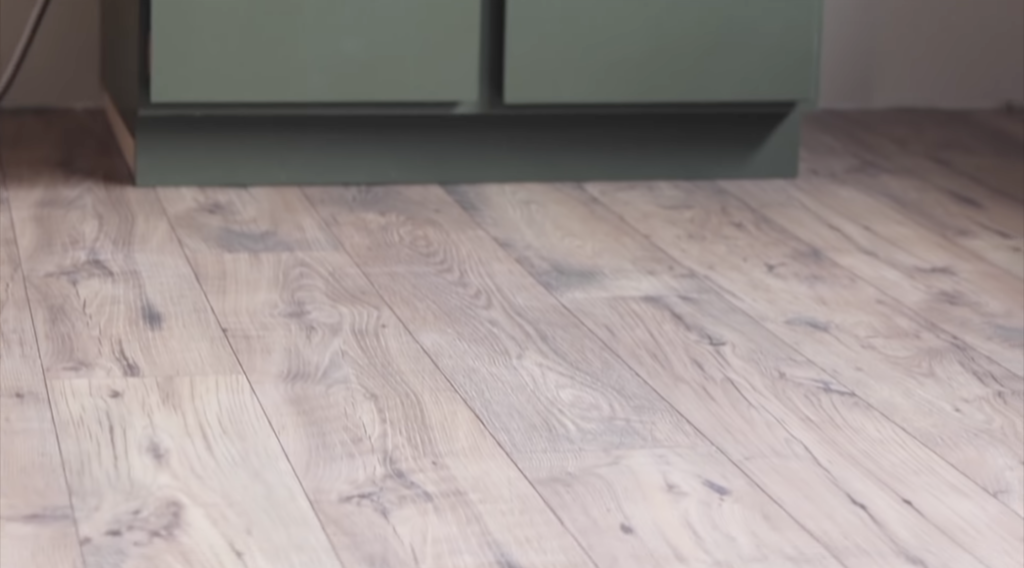 Waterproof laminate flooring installation